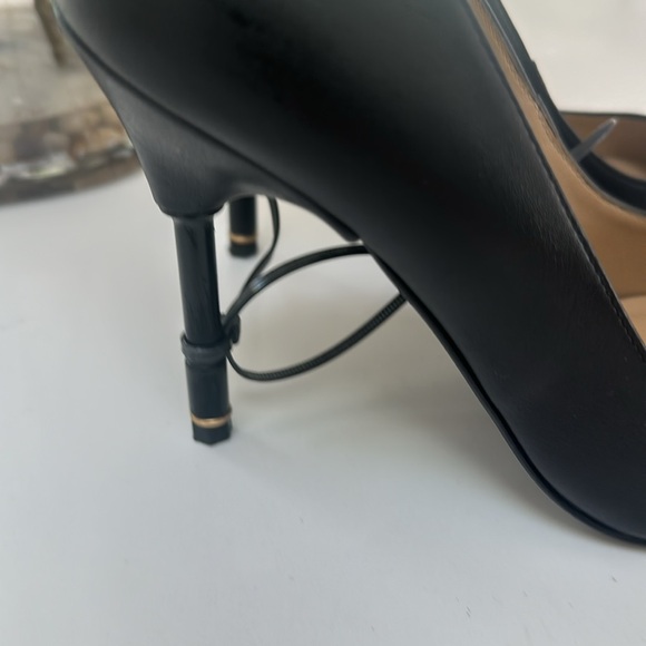 ALLSAINTS Nova Court Pumps in Black 7 - Picture 3 of 5